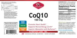 Label for CoQ10 150 mg
