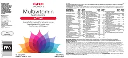 Label for Multivitamin Active