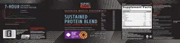 Label for Sustained Protein Blend Girl Scout Coconut Caramel
