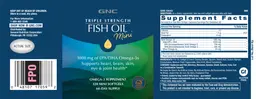 Label for Fish Oil Mini 1000 mg of EPA/DHA Omega-3s