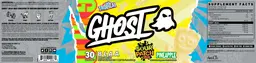 Label for BCAA Amino Acids Sour Patch Kids Pineapple
