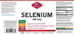 Label for Selenium 200 mcg