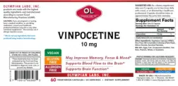 Label for Vinpocetine 10 mg