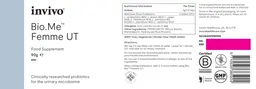 Label for Bio.Me Femme UT