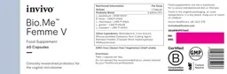 Label for Bio.Me Femme V