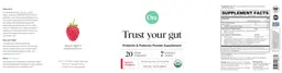 Label for Trust Your Gut Apple & Raspberry
