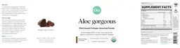 Label for Aloe Gorgeous Double Fudge Chocolate