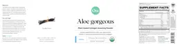 Label for Aloe Gorgeous Vanilla