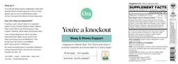 Label for You're a Knockout