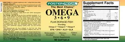 Label for Omega 3-6-9