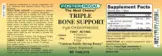 Label for Triple Bone Support