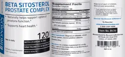 Label for Beta Sitosterol Prostate Complex