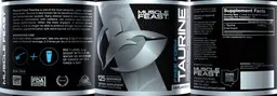 Label for Free Form Taurine 2400 mg Unflavored