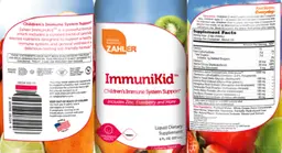 Label for ImmuniKid Elderberry Flavor