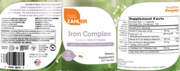 Label for Iron Complex
