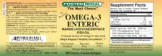 Label for Omega-3 Enteric