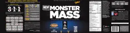 Label for Monster Mass Chocolate