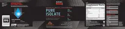 Label for Pure Isolate Chocolate Frosting