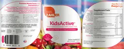 Label for KidsActive Fruit Punch Flavor