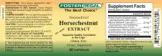 Label for Horsechestnut Extract
