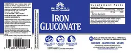 Label for Iron Gluconate