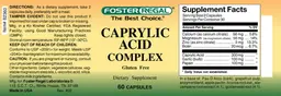 Label for Caprylic Acid Complex