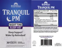 Label for Tranquil PM