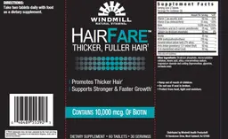 Label for Hair Fare