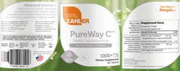 Label for PureWay C 1000+ mg