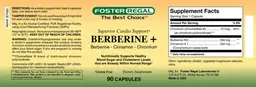 Label for Berberine +