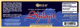 Label for High-Himalayan Black Shilajit