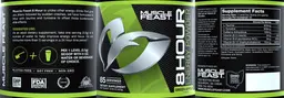 Label for 8 Hour Energy Powder Green Apple Flavor