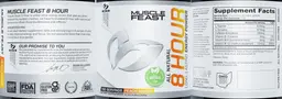 Label for All Natural 8 Hour Peach Mango