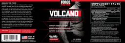 Label for VolcaNO Pre-Workout