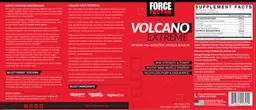Label for Volcano Extreme