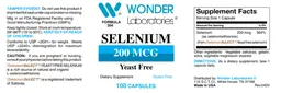 Label for Selenium 200 mcg
