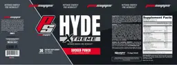 Label for Hyde Xtreme Sucker Punch