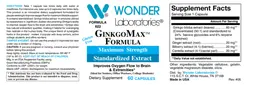 Label for GinkgoMax Formula