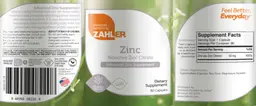 Label for Zinc