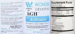Label for hGH Activator
