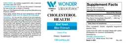 Label for Cholesterol Health