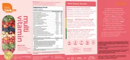 Label for Multi Vitamin Beauty