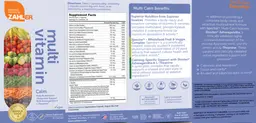 Label for Multi Vitamin Calm