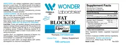 Label for Fat Blocker LipoSan Ultra