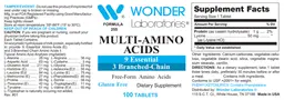 Label for Multi-Amino Acids
