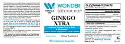 Label for Ginkgo Xtra