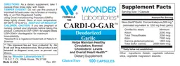 Label for Cardi-O-Gar