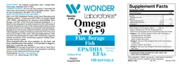 Label for Omega 3 6 9