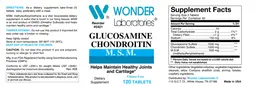 Label for Glucosamine Chondroitin M.S.M.