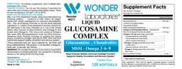 Label for Liquid Glucosamine Complex